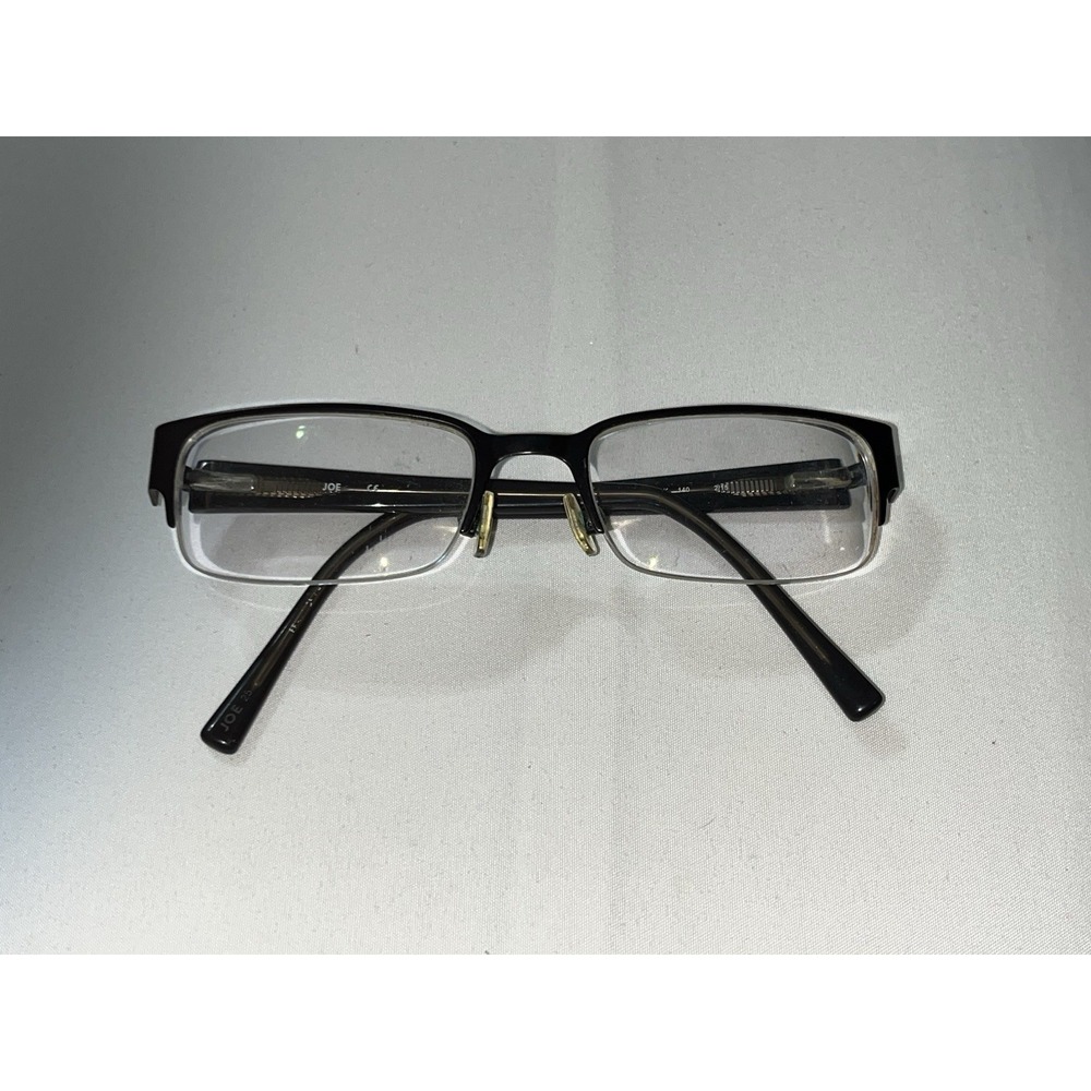 Joe JOE4037 (001) BLACKJACK Eyeglasses Black Rectangular Half Rim 51-19-140